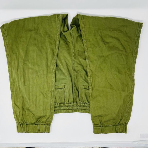 J.Crew Galicia Pull-On Cargo Pants Deep Moss Green Size 2 - Picture 5 of 8